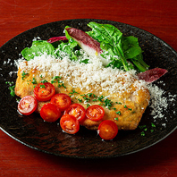 【仔牛のカツレツ　アプリーテ風】