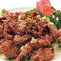 ラム肉のクミン風味炒め