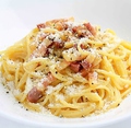 料理メニュー写真 ローマ風カルボナーラ　スパゲティー