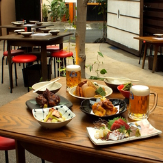 【お庭】大人気のため予約必須!仕事帰りのサク飲みにも◎