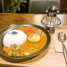 鶏もも肉とひよこ豆のキーマカレー