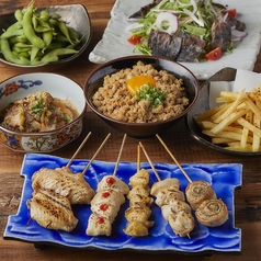 本格炭火焼鳥と鶏すき焼き とり屋十八番 姫路駅前店のコース写真