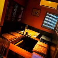 プチ個室空間の掘りごたつ4名/女子会でも大活躍☆