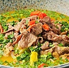 ラム肉の四川風酸辣煮込み