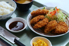 一口カツ定食(豚ヘレ)