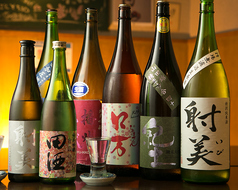 焼酎、日本酒各種ご用意してます！