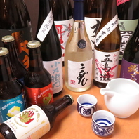 こだわりの地酒も含め日本酒・焼酎が充実しております