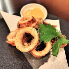 イカの米粉揚げ