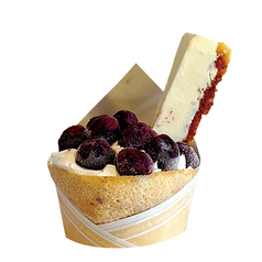 ブルーベリーとレアチーズ