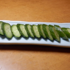 自家製きゅうりの一本漬け