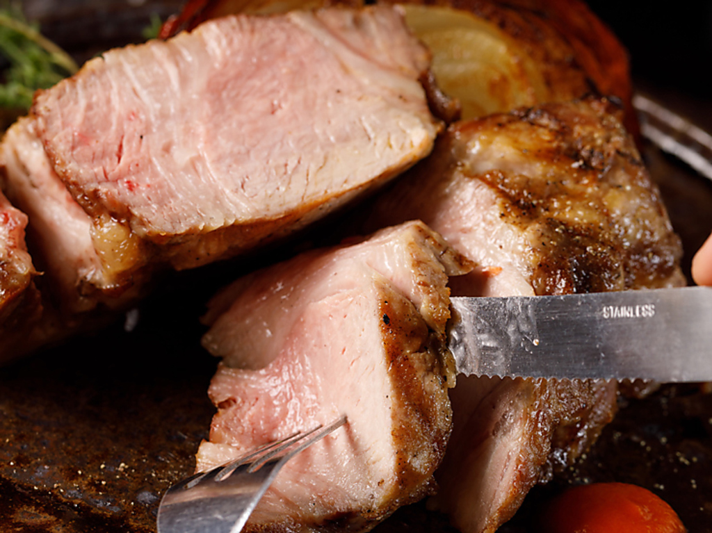 岩中豚の肩ロース1ポンドグリル