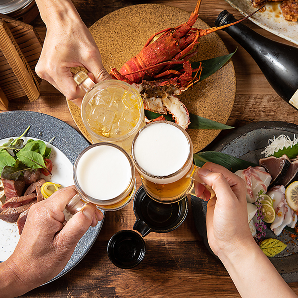 飲み放題付コース4500円～