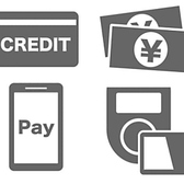 【キャッシュレス決済対応】クレジットカード・各種電子マネーに対応し、スムーズなお会計が可能。】