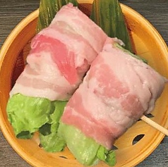 蒸籠串 セイロ串 肉巻きレタス