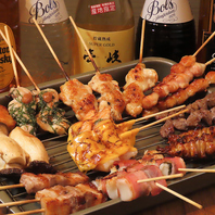 こだわりの創作串も有り☆