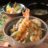 職人が揚げる贅沢天ぷら！創作天ぷら等の料理をご用意
