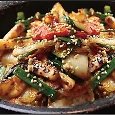 イカ炒め石焼ビビンパ