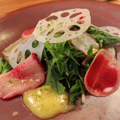 味へのこだわり・繊細でお洒落な盛り付け