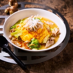 豚肉と生姜の中華あんかけオムライス(1辛)