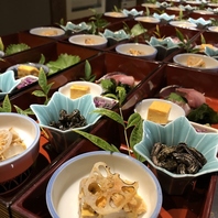 コース前菜の箱盛り
