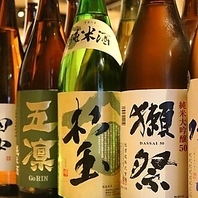 日本各地の60種類以上の日本酒をお楽しみください♪