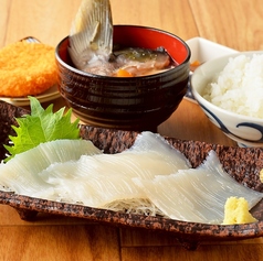朝いか刺し定食