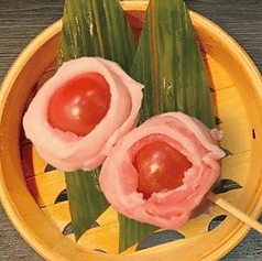 蒸籠串 セイロ串 肉巻きプチトマト