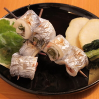 大将自慢の創作料理