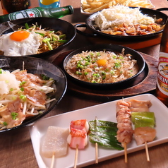 鉄板焼きメニューも充実♪