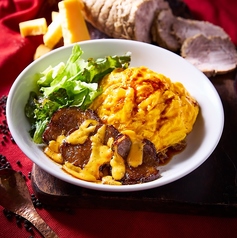 チャーシューチェダーオムライス(中華ピラフ)