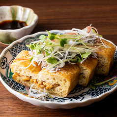栃尾の爆弾納豆油あげ