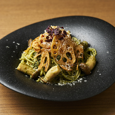 河内鴨ラグー ジェノベーゼペペロン