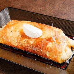 モンサンミッシェルの名物『鉄板スフレオムレツ』