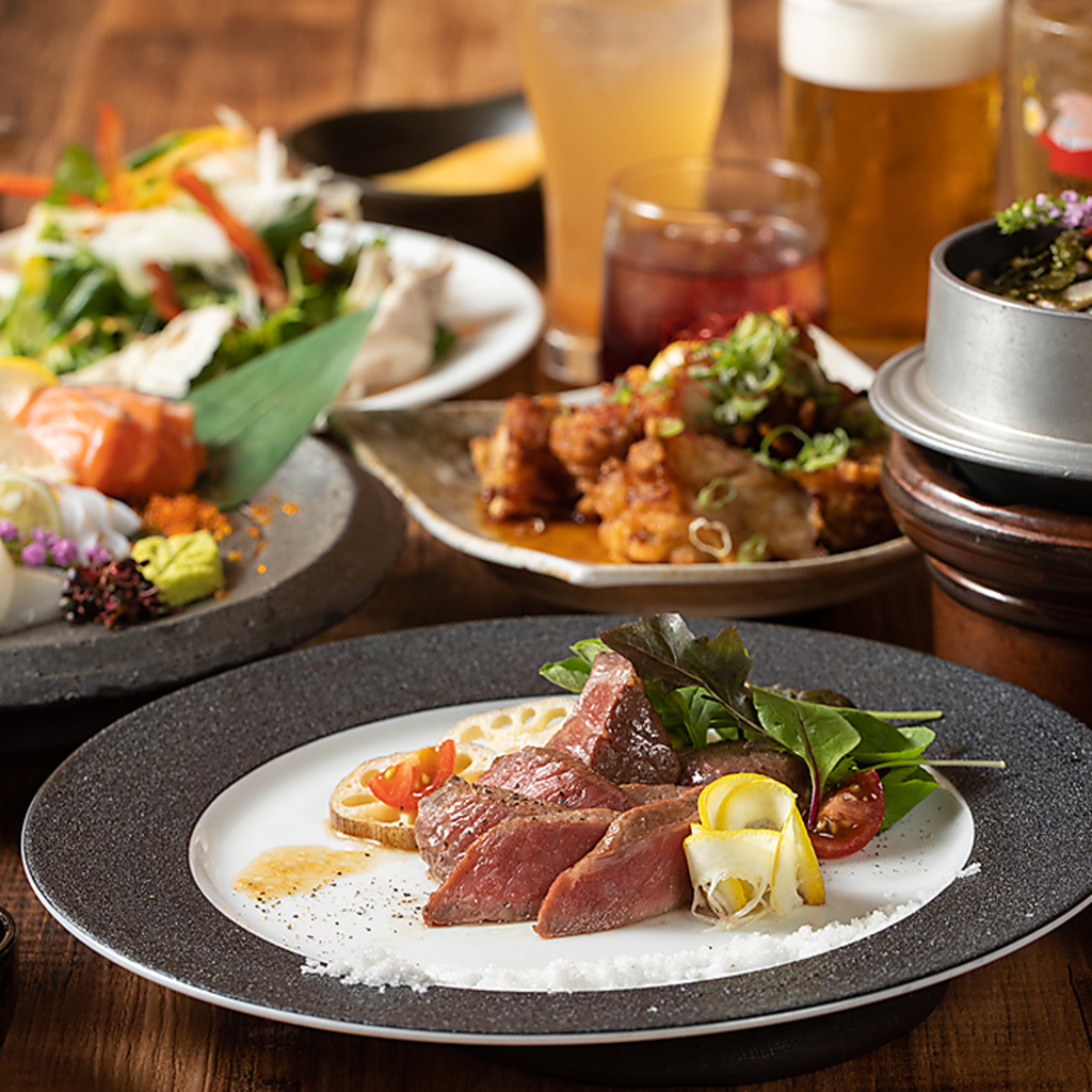 兵庫が誇る「淡路牛」「神戸牛」もコースで満喫