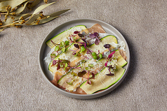 フランス産生ハムと季節野菜のカルパッチョ