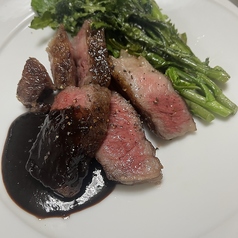 和牛ステーキ　赤みそワインソース