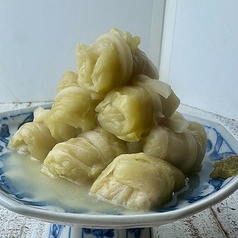 柚子胡椒白湯ロールキャベツ