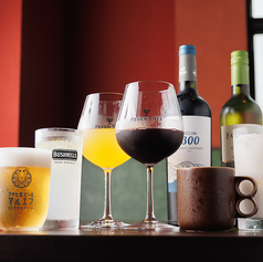 豊富なドリンクで乾杯♪生ビールやワイン等を堪能◎の写真