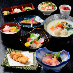 本まぐろと名古屋飯 花かるたのコース写真