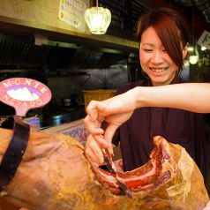 刈谷駅から徒歩5分！マンガリッツァ豚 生ハム切り落としの写真