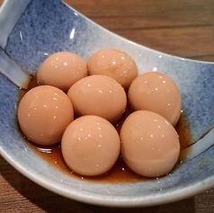 うずらの卵醤油づけ