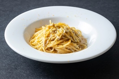 シラスとカラスミバターのスパゲッティ