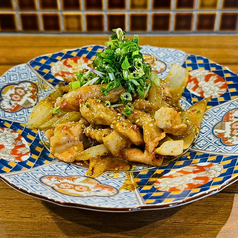 せせりのえごま味噌炒め