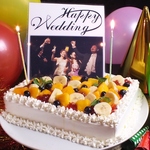 誕生日 、記念日、 結婚式 には 手作りケーキ でお祝いしましょう♪無料で写真サービスもあります。