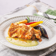 《選べる主菜》若鶏とグリル野菜 マスタード風味ソース