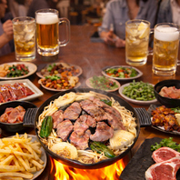 お得な食べ飲み放題コースをご用意！