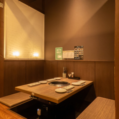 ご家族様にも嬉しいプライベート空間のあるお席です！