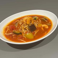 トマトスープパスタ
