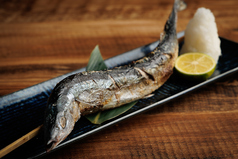 秋刀魚の原始焼き