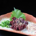 料理メニュー写真&nbsp;ぶつ切りレバ刺し